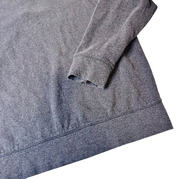 Polo Ralph Lauren Men's Charcoal Heather Herringbone 1/4 Pullover Sweater XL - Picture 14 of 14
